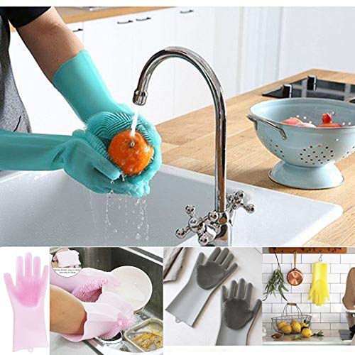 Magic Silicone Dishwashing Gloves